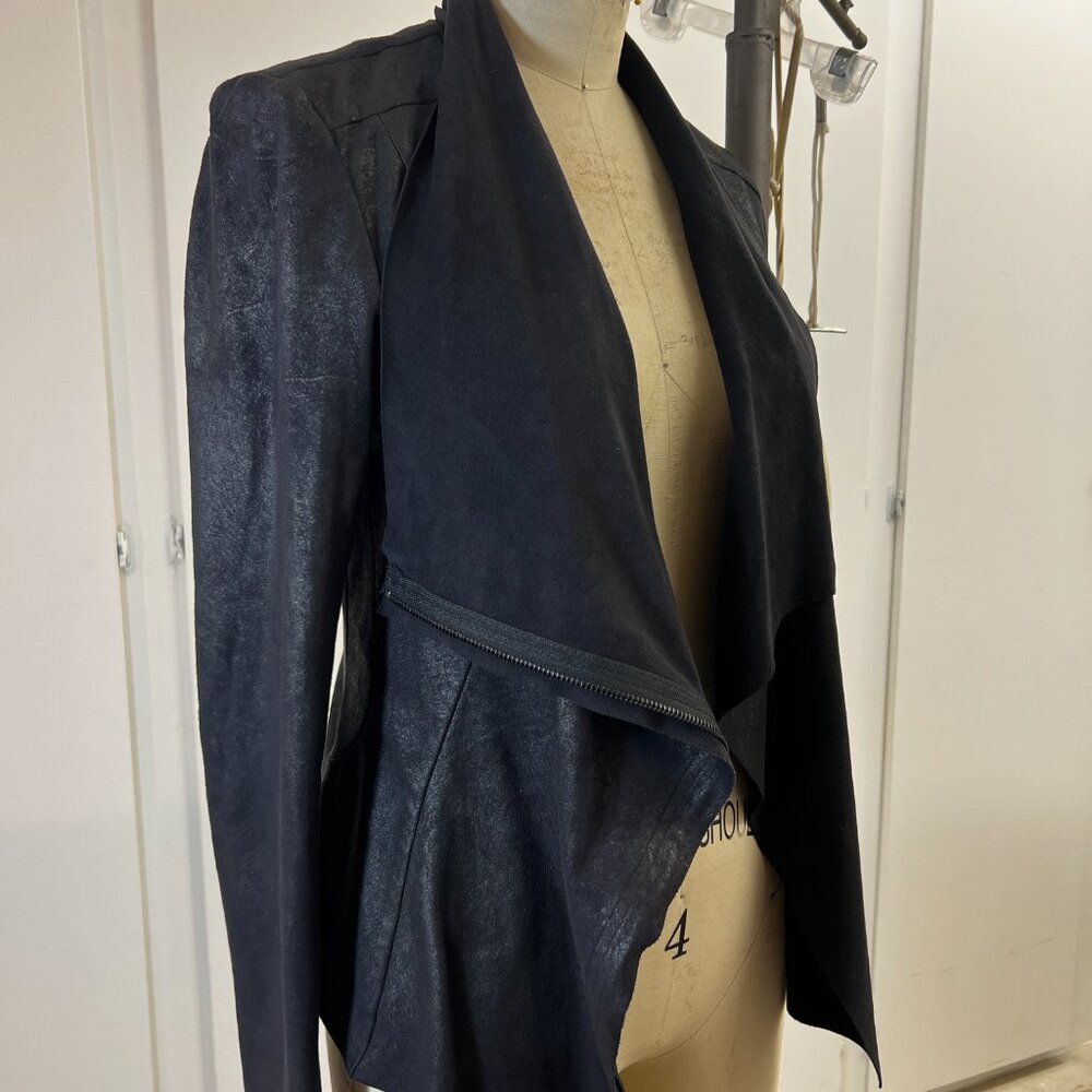 Draped Moto Jacket